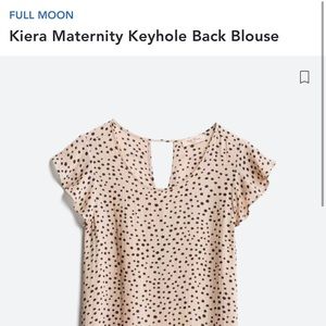 Kiera Maternity Blouse- Full Moon Maternity
